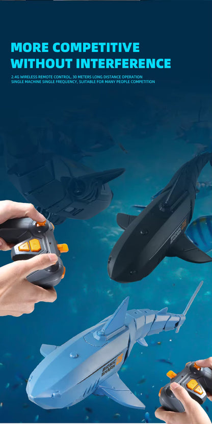 Tiburón eléctrico a control remoto - Juguete acuático para niños